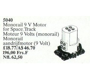 LEGO Monorail Motor 9 V 5040
