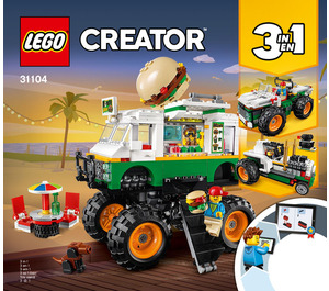 LEGO Monster Burger Truck 31104 Instructions