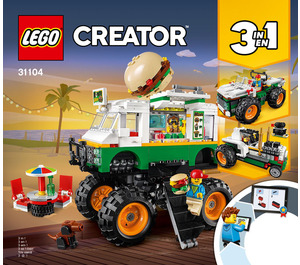 LEGO Monster Burger Truck 31104 Anweisungen