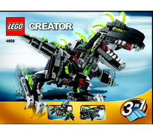 LEGO Monster Dino Set 4958 Instructions