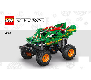 LEGO Monster Jam Dragon 42149 Anweisungen