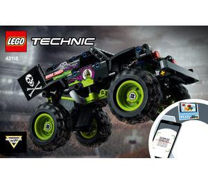 LEGO Monster Jam Grave Digger 42118 Instrucciones