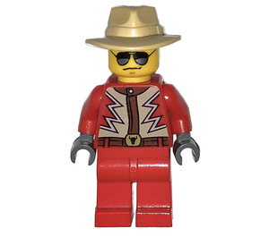 LEGO Monster Truck Driver, Rood Outfit minifiguur