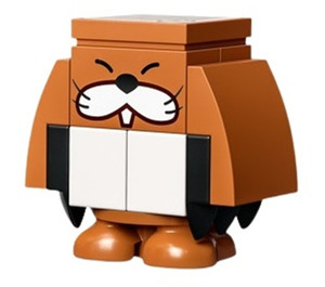 LEGO Monty Mole mit 1 x 2 Gesicht Minifigur