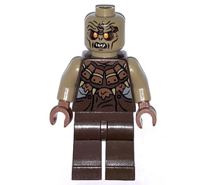 LEGO Mordor Orc Bronzer Foncé Bald Minifigurine