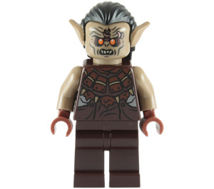 LEGO Mordor Orc Dark Tan with Hair Minifigure