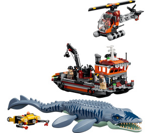 LEGO Mosasaurus Dinosaur Boat Attack Set 77983