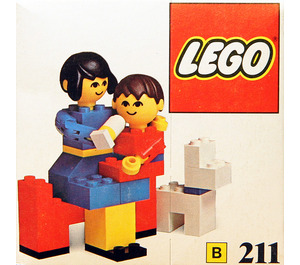 LEGO Mother en Baby met Hond 211-1