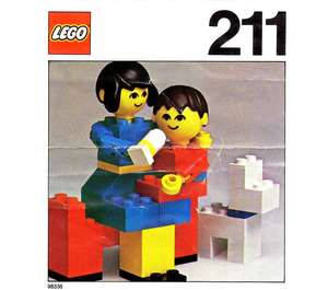 LEGO Mother and baby with dog 211-1 Instrukcje