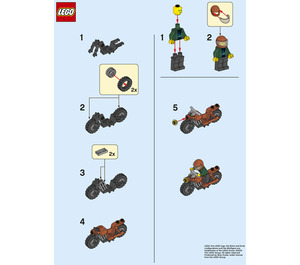 LEGO Motorbike 952010 Instructions