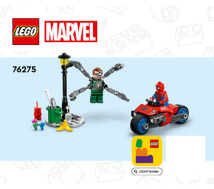 LEGO Motorcycle Chase: Spider-Man vs. Doc Ock Set 76275 Instructions