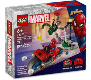 LEGO Motorcycle Chase: Spider-Man vs. Doc Ock Set 76275 Packaging