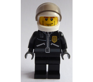 LEGO Motorcycle Cop with White Helmet Minifigure