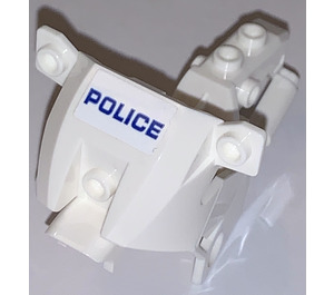 LEGO Motorfiets Fairing met Dark Blauw Politie Sticker (52035)