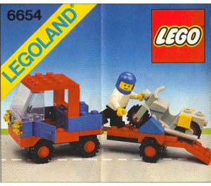 LEGO Motorfiets Transport 6654