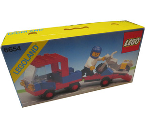 LEGO Motorcycle Transport Set 6654 Packaging