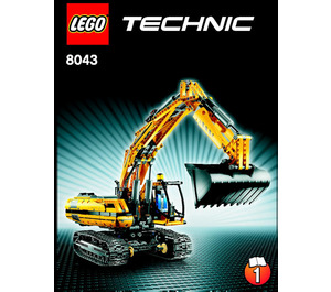 LEGO Motorized Excavator Set 8043 Instructions