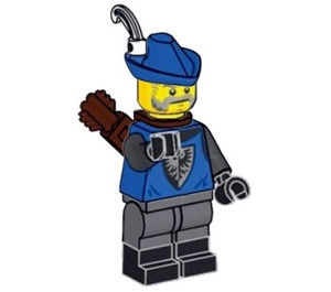 LEGO Mountain Fortress Noir Falcon Archer, Mâle Minifigurine