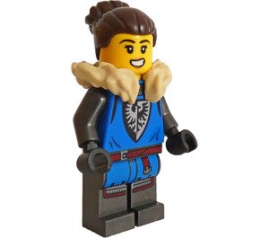 LEGO Mountain Fortress Black Falcon Woman Minifigure