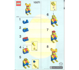 LEGO Mr. Bunny Set 10071 Instructions