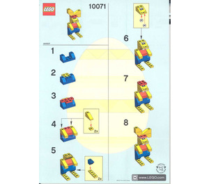 LEGO Mr. Bunny 10071 Instrukce