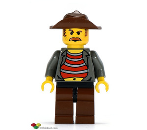 LEGO Mr Cunningham met Zwart Heupen en Brown Poten minifiguur