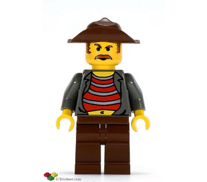 LEGO Mr Cunningham s Hnědá Boky a nohy Minifigurka