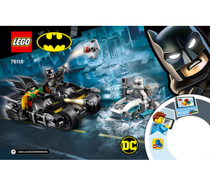 LEGO Mr. Freeze Batcycle Battle 76118 Instructions