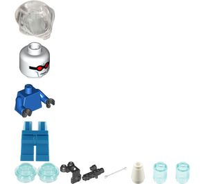 LEGO Mr. Freeze met Freeze Gun minifiguur