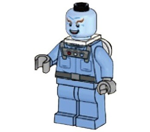 LEGO Mr. Freeze z Średni niebieski Garnitur I Uchwyt na szyję Minifigurka