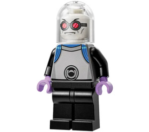 LEGO Mr. Freeze jossa Hopea ja Musta Puku Minihahmo