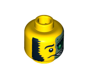 LEGO Mr. Good and Evil Head (Safety Stud) (3626 / 11496)