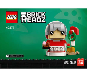 LEGO Mr. & Mrs. Claus Set 40274 Instructions