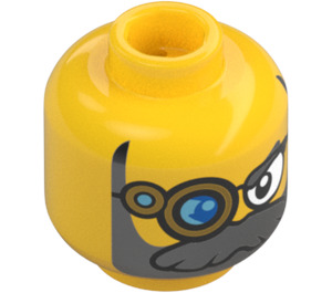 LEGO Mr. Oz Minifigure Head (Safety Stud) (3274 / 106479)