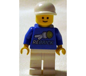 LEGO Mr. Rebrick - Blauw Minifiguur