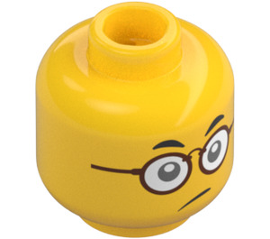 LEGO Mr. Tang (80045) Minifigure Head (Recessed Solid Stud) (3626 / 101445)