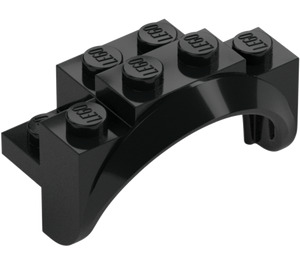 LEGO Spatbord Steen 2 x 4 x 2 met Wiel Boog (35789)