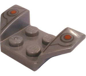LEGO Mudguard Plate 2 x 2 with Flared Wheel Arches with Dots and Lines (41854 / 43550)