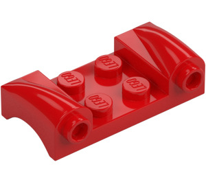 LEGO Mudguard Plate 2 x 4 with Headlights and Curved Fenders (93590)