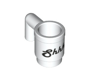 LEGO Becher mit 'Shhh!' (3899 / 13915)