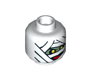 LEGO Mummy / Dr. Najib Minifigure Kopf (Einbau-Vollbolzen) (3626 / 22677)