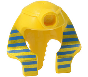LEGO Mummy Headdress with Blue and Gold Stripes with Inside Split Ring