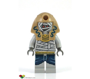 LEGO Mummy Warrior med Mørkebrun Hovedbeklædning Minifigur