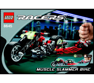 LEGO Muscle Slammer Bike Set 8645 Instructions