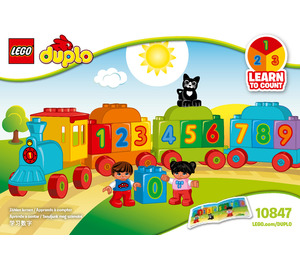 LEGO My First Number Zug 10847 Instructions