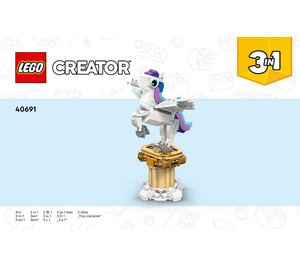 LEGO Mythical Pegasus Set 40691 Instructions