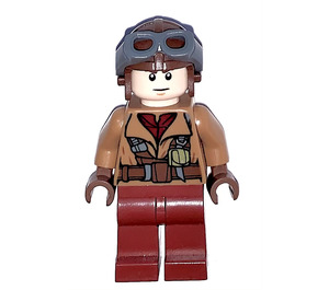 LEGO Naboo Pilot with Medium Dark Flesh Jacket Minifigure