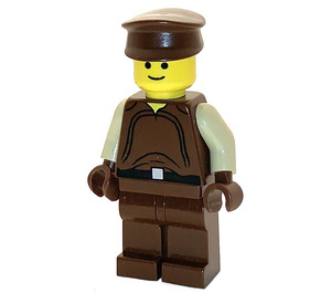 LEGO Naboo Security Officer jossa Ruskea Uniform  Minihahmo