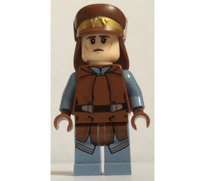 LEGO Naboo Security Officer with Reddish Brown Uniform  Minifigure