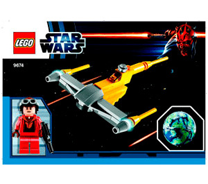 LEGO Naboo Starfighter & Naboo Set 9674 Instructions